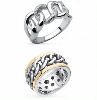 Кольца серебряные