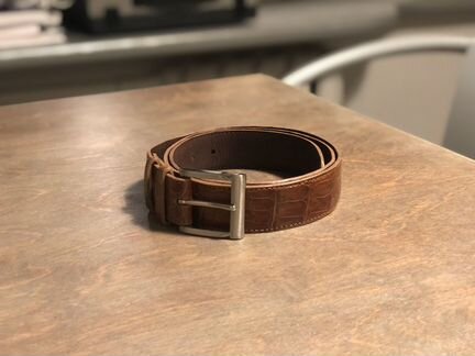 Ремень из крокодиловой кожи