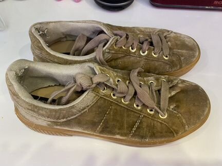 Кроссовки замша